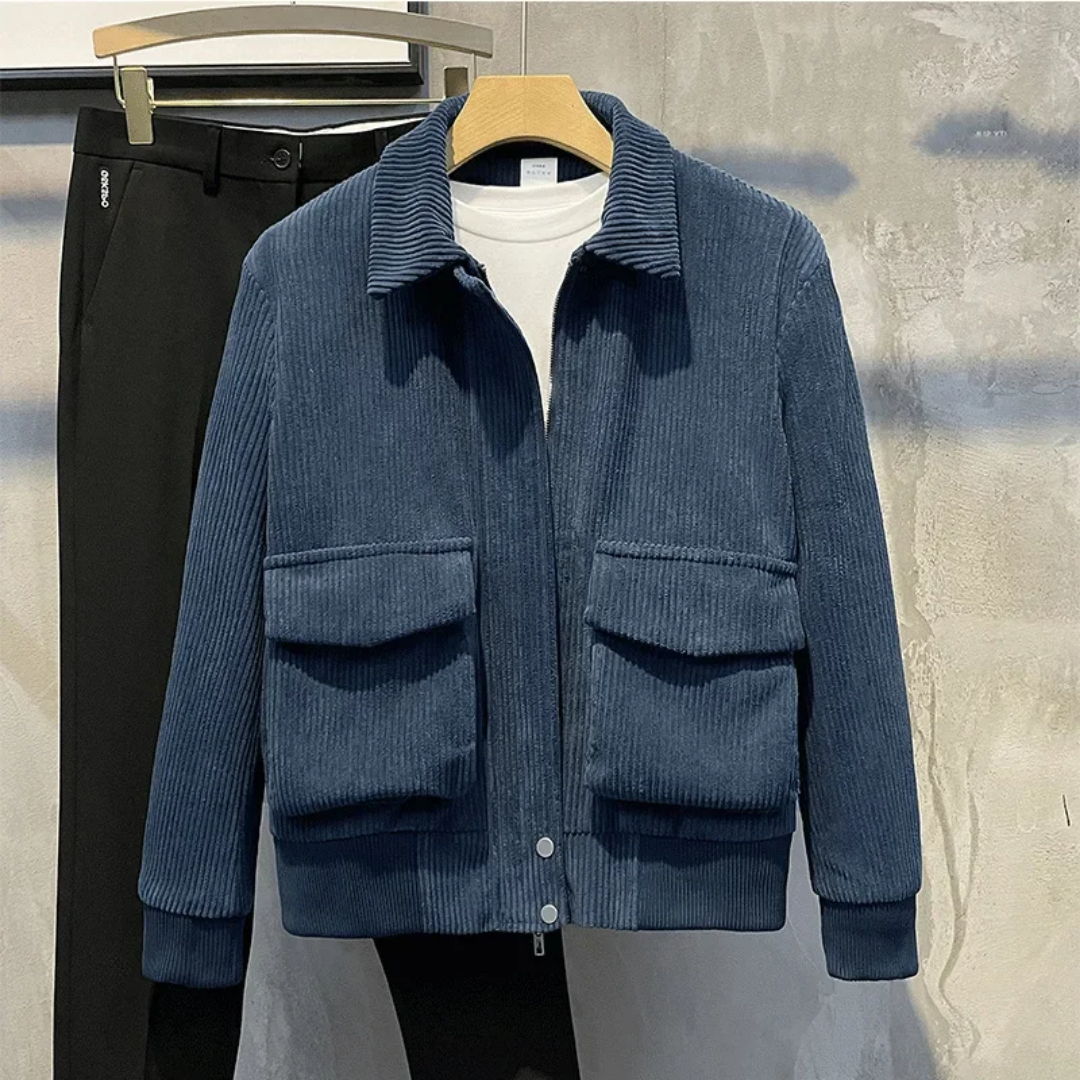 Henrik | Cordjacke im Utility-Stil für Herren