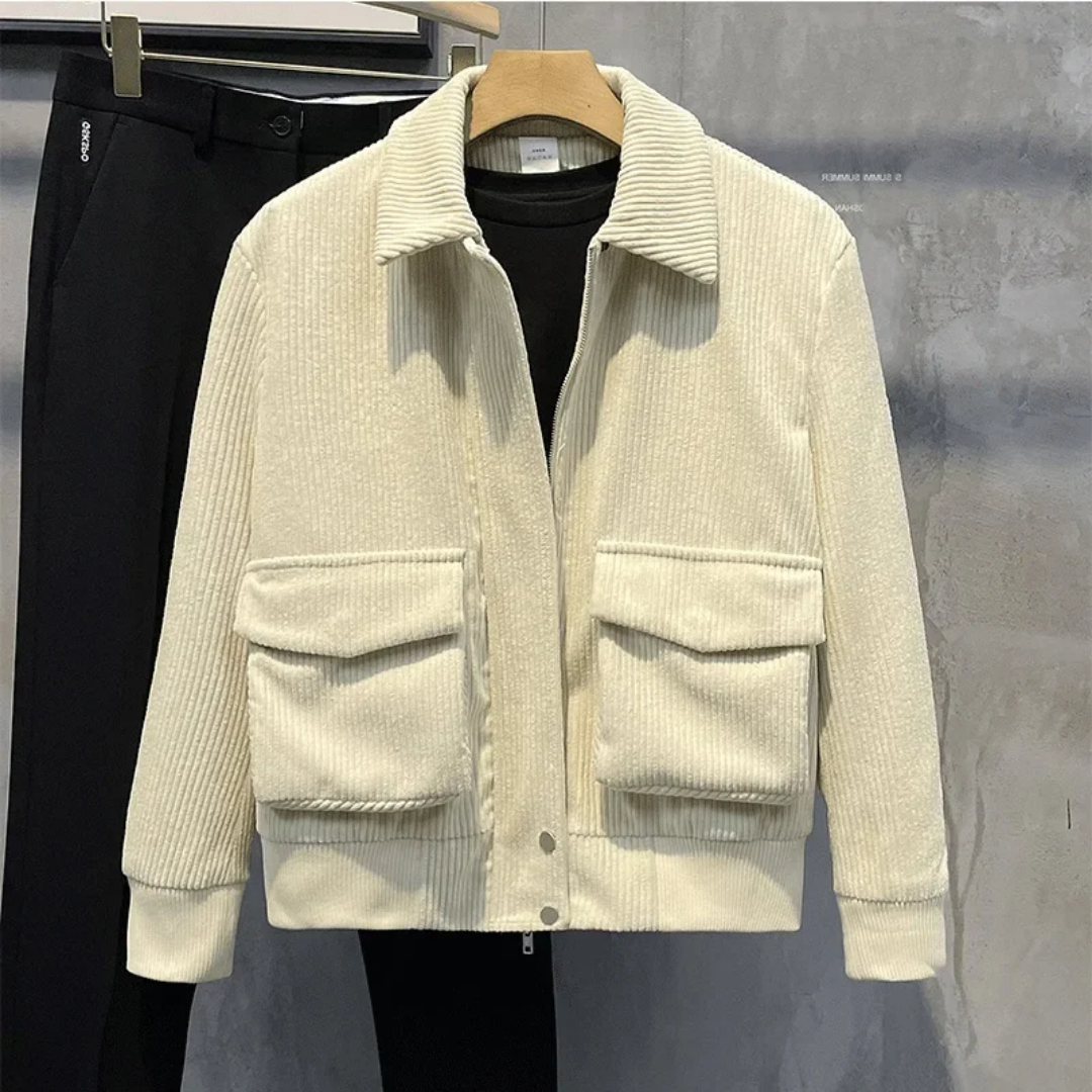 Henrik | Cordjacke im Utility-Stil für Herren