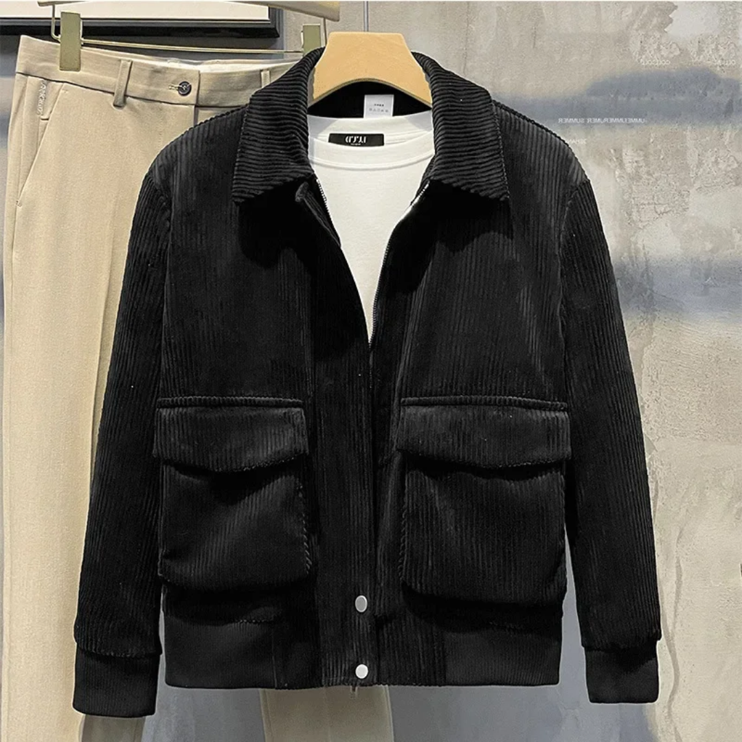 Henrik | Cordjacke im Utility-Stil für Herren