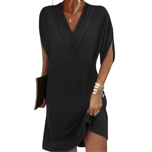 Wilma | Elegantes Kleid mit V-Ausschnitt