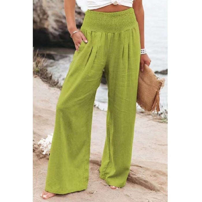 Tilda | Leinenhose mit Smokbund