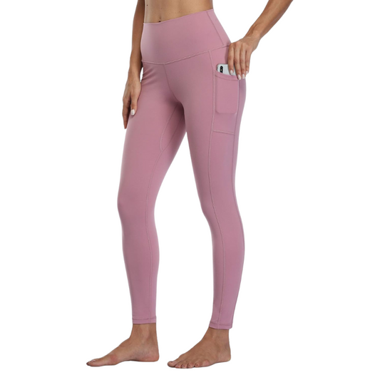 Eya High | Waist Leggings Damen – Weich, Figurformend & Mit Taschen