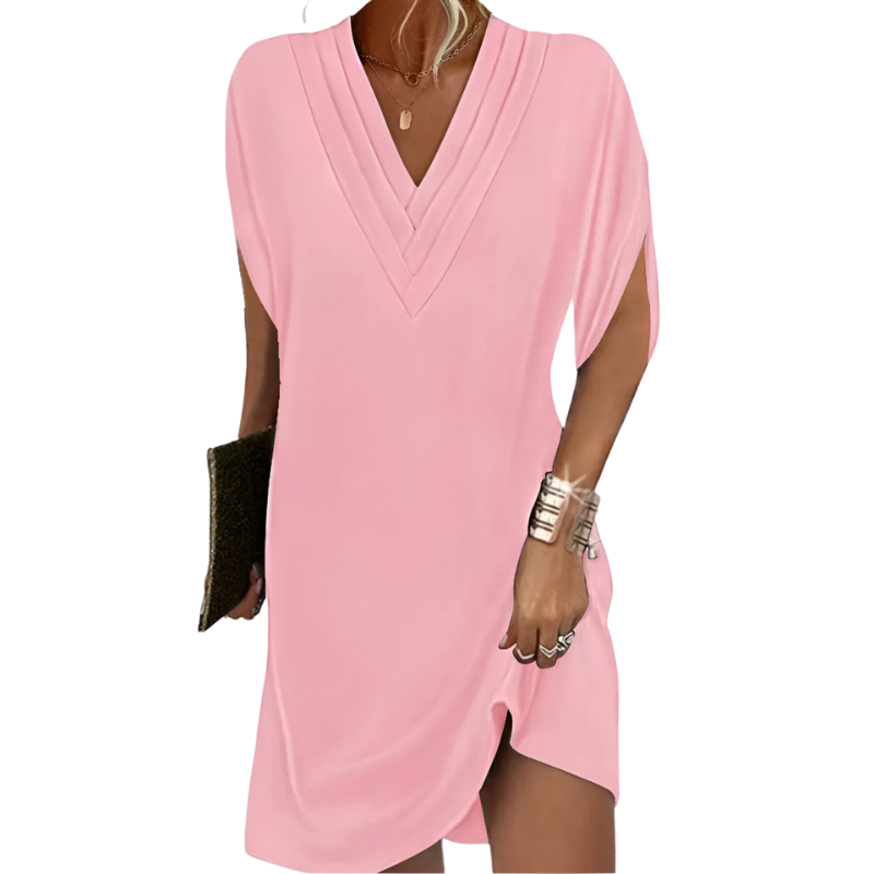 Wilma | Elegantes Kleid mit V-Ausschnitt