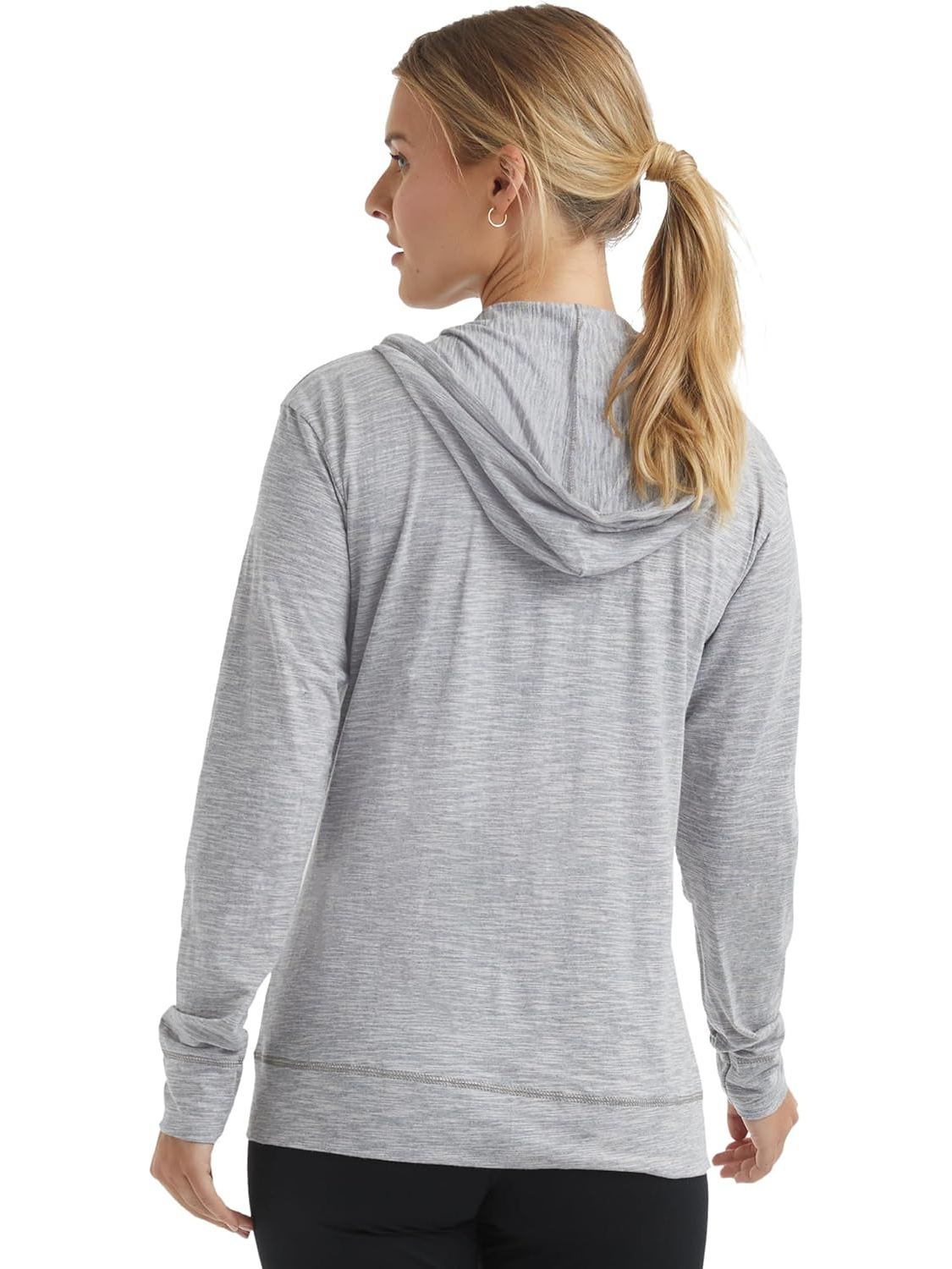 Damen Leichter Full-Zip Hoodie | Weiche Strickjacke mit Reißverschluss und Kapuze