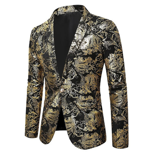 Nikolas | Floral Cocktail Blazer Jacke für Männer