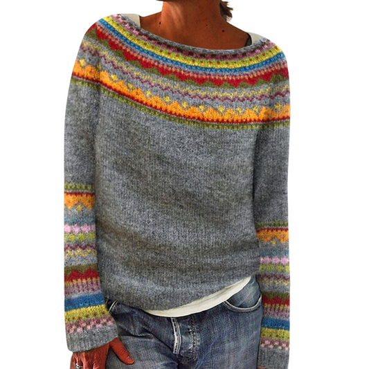 Lea | Retro-Strickpullover - Gemütlicher Vintage-Look